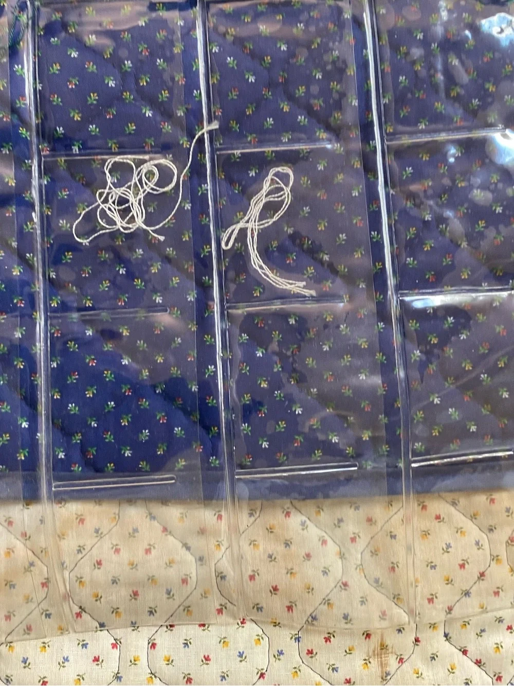 Vintage Cross Stitch/Craft Project Pack Holder